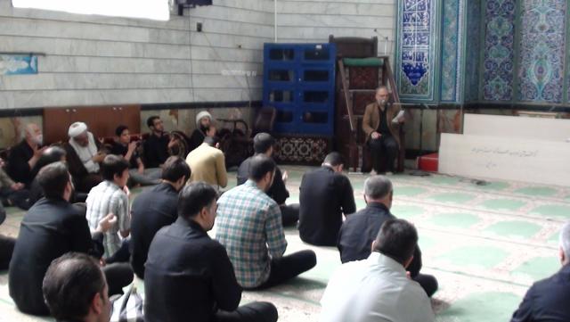 مراسم عزاداری امام جعفر صادق (ع)، مسجد منیریه، حوزه عملیه حضرت ابوطالب (ع)