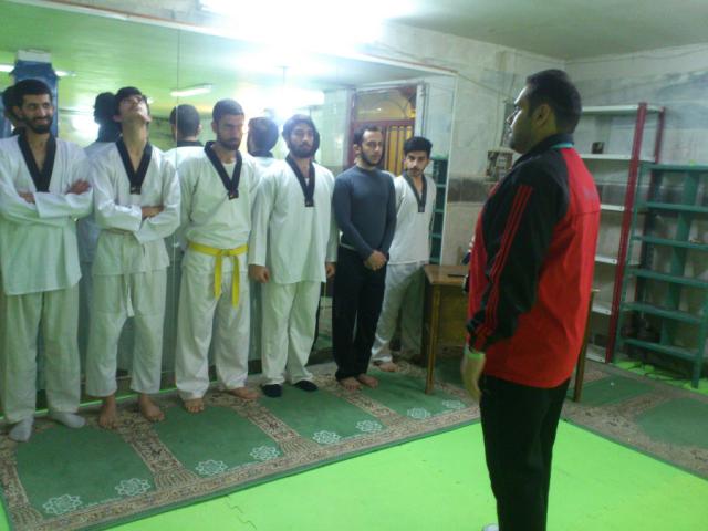 حوزه علمیه حضرت ابوطالب (ع) - کلاس رزمی تکواندو